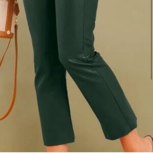Tuckernuck Green Cropped Flared Pants